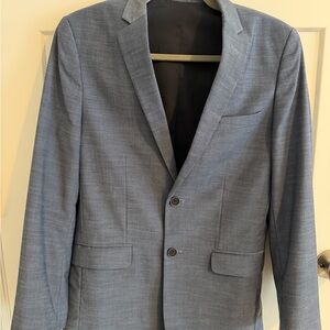 Boys Calvin Klein Blue Slim Fit Suit Jacket/Blazer-size 16